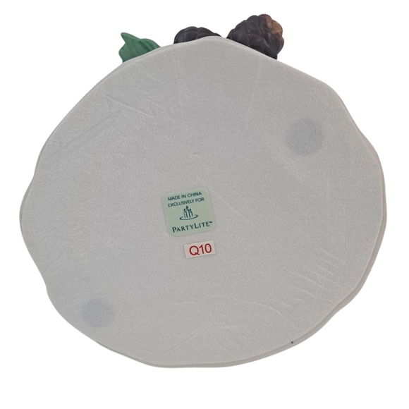 SOLD PartyLite Cardinal Porcelain Candle Holder Hand Painted NOB USA W/Box - Picture 9 of 12